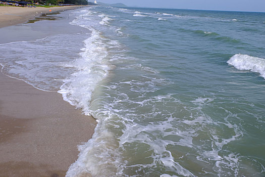 漂亮,海滩,危险,撕破,电流,下午,风景,泰国