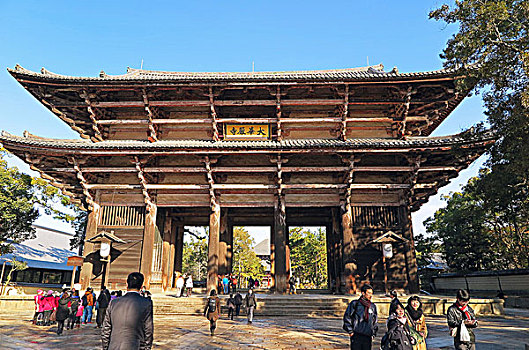 日本奈良县寺庙,东大寺