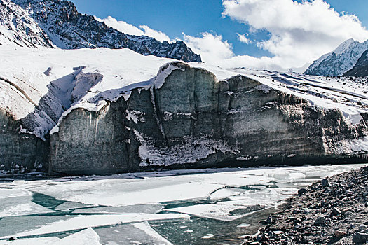 西藏仁龙巴冰川