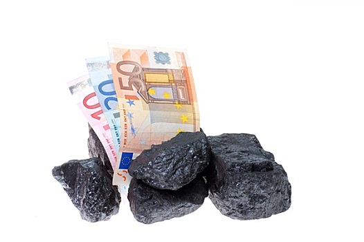 煤,碳,块,货币