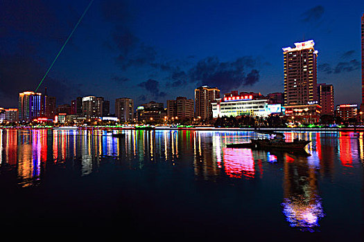 海南省三亚市夜景