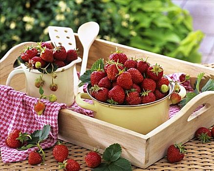 草莓,罐