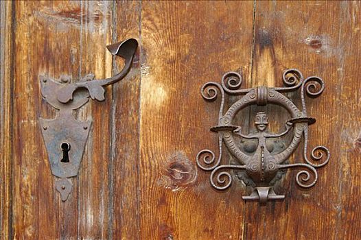 历史,门锁,瓜达,恩格达恩,瑞士