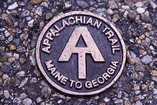 标识,阿帕拉契山径,山,州立保护区,马萨诸塞,美国