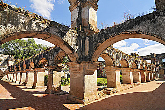危地马拉,安提瓜岛,教堂,寺院