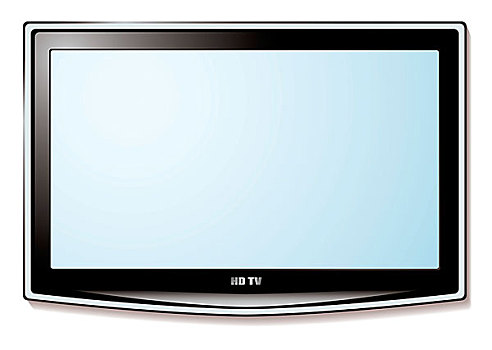 现代,液晶显示屏,电视,科技,概念,白色,留白,显示屏