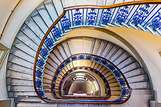 螺旋楼梯,画廊,威斯敏斯特,伦敦,英格兰,英国