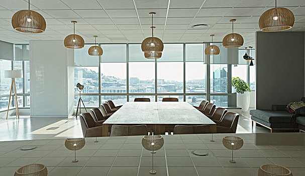 会议桌,吊坠,现代办公室,会议室