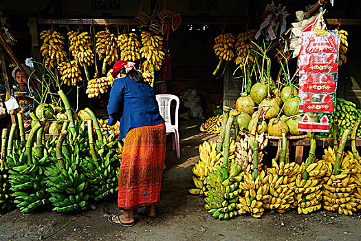 市场,曼德勒,缅甸,亚洲