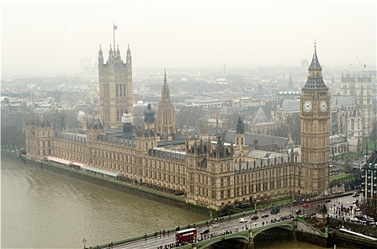 大本钟,议会大厦,伦敦,英国
