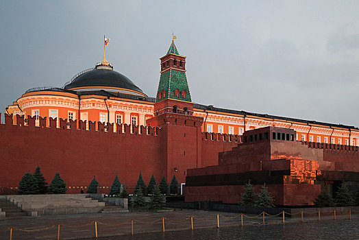 克里姆林宫,参议院,塔,陵墓,红场,莫斯科,俄罗斯,欧洲