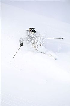 高山滑雪,动作