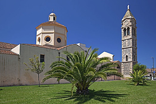 大教堂,意大利,萨丁尼亚,西海岸