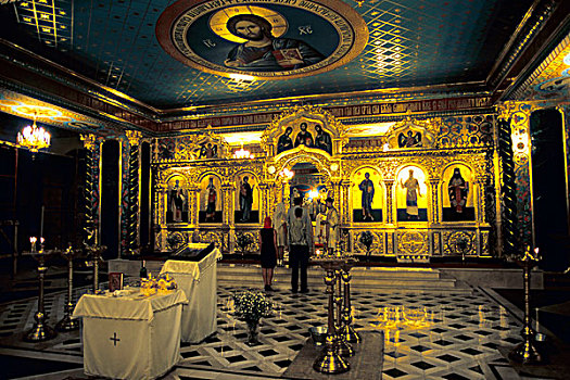 乌克兰,大教堂,俄国东正教,婚礼