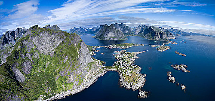 俯视,全景,挪威