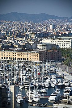 码头,贝尔港,巴塞罗那,西班牙