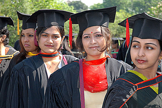 毕业生,学生,达卡,大学,四月,2008年,孟加拉