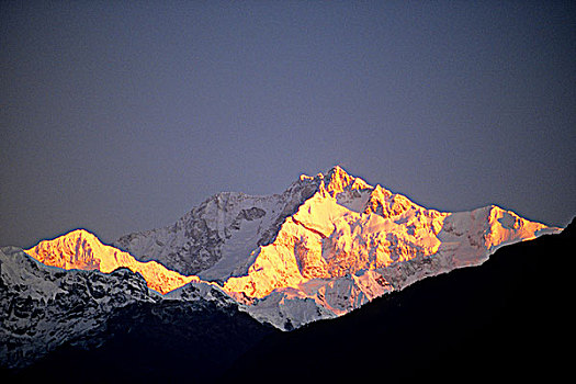 印度,锡金,喜马拉雅山,山