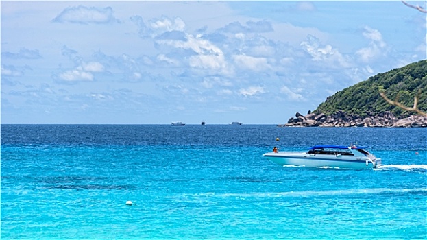 快艇,海洋,泰国
