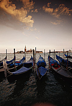 意大利,威尼托,威尼斯,圣乔治奥,马焦雷湖,教堂,小船,大幅,尺寸