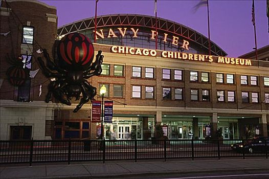 芝加哥,博物馆,海军码头,伊利诺斯,美国