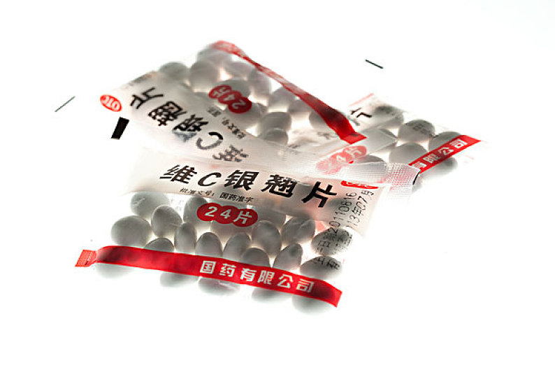三袋维c银翘片药片_高清图片_全景视觉