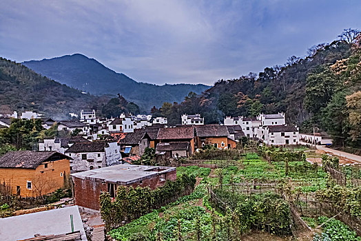 江西省婺源县石城村居民住宅建筑景观