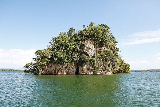 石头,岛屿,国家公园,萨玛纳,省,多米尼加共和国,中美洲