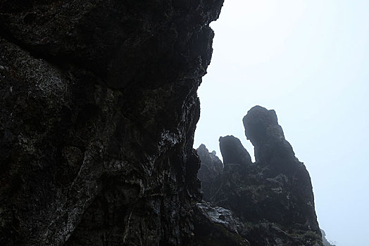 神农架,板壁岩,风景,景点,旅游,高山,神秘,树木,植被,石头,鄂西,奇石,壮观