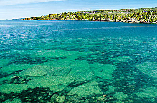 苏必利尔湖,睡觉,巨大,省立公园,湖,安大略省,加拿大