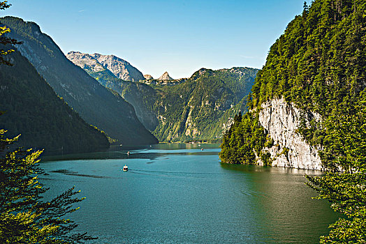 风景,最佳位置,国家公园,贝希特斯加登地区,上巴伐利亚,巴伐利亚,德国,欧洲