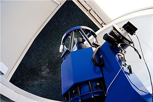 天文,观测,望远镜,室内,夜晚