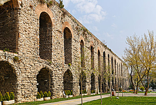 水道,纪念公园,地区,伊斯坦布尔,土耳其,欧洲