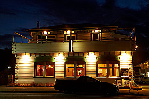 白色,餐馆,酒吧,南岛,新西兰