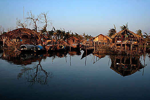 风景,库尔纳市,孟加拉,十一月,2007年