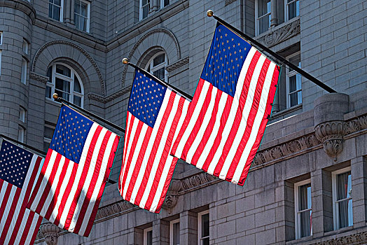 星条旗,美国,国旗,建筑,区域,华盛顿特区