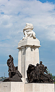 雕像在匈牙利首都布达佩斯
