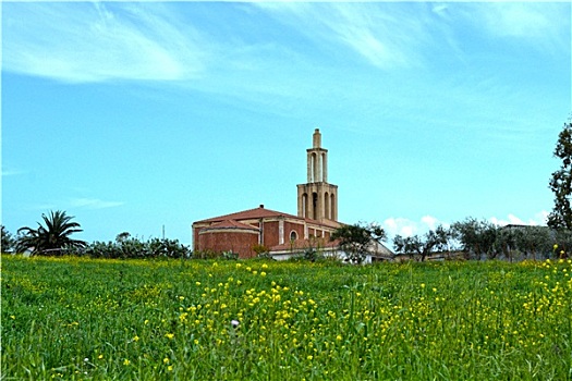 教堂,钟楼,乡村