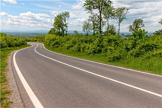 笔直,沥青,道路