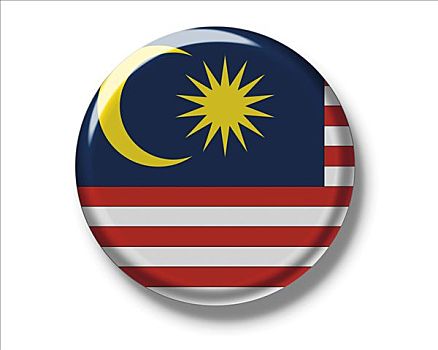 扣,徽章,旗帜,马来西亚