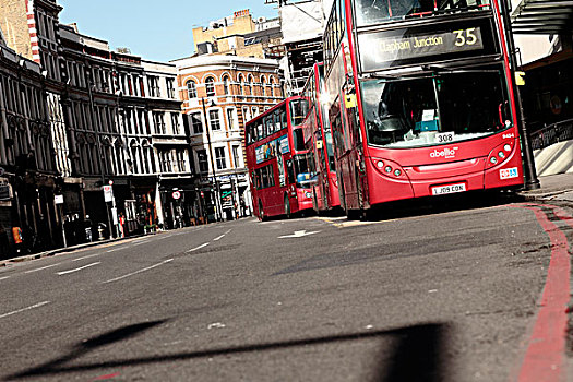 巴士,伦敦,街道