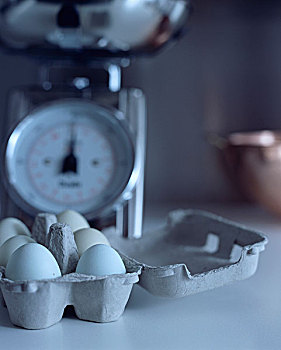 鸡蛋盒,厨房秤