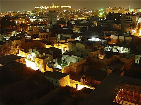夜景,阿勒颇