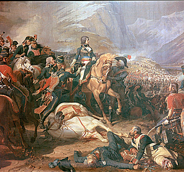 绘画,拿破仑,战斗,18世纪,艺术家,未知