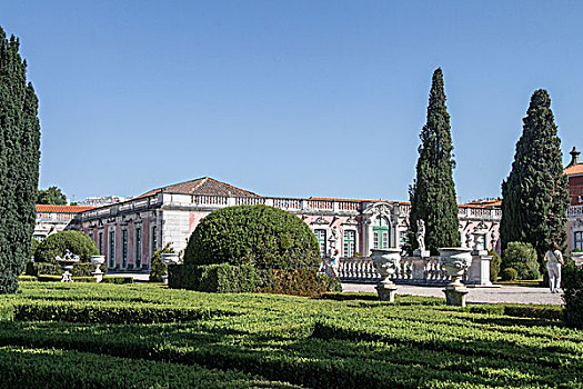 格鲁斯宫,国会大楼,花园,后面,宫殿