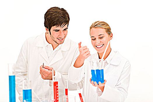 科学家,实验室,测验,化学品,测试,病毒,疫苗