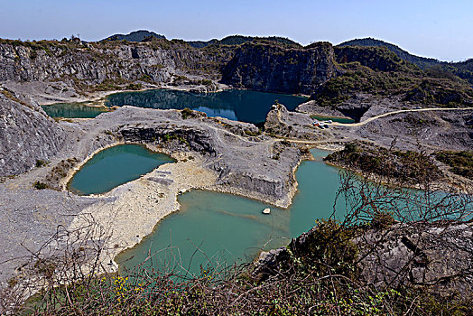 重庆渝北矿山公园风光