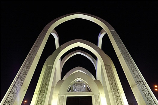 伊斯兰,纪念建筑,城市,多哈,卡塔尔