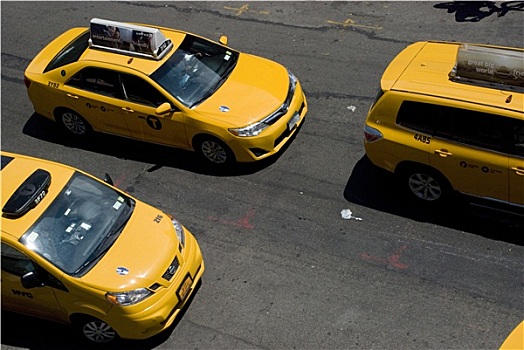纽约,黄色,出租车