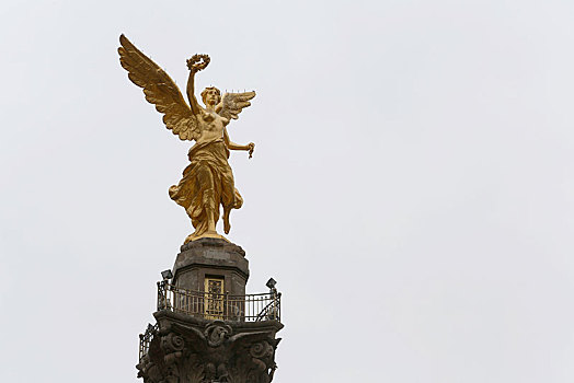 天使,独立,雕塑,维多利亚,女神,胜利,墨西哥城,联邦,地区,墨西哥,中美洲